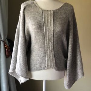 Grey Wide Sleeved Shirt